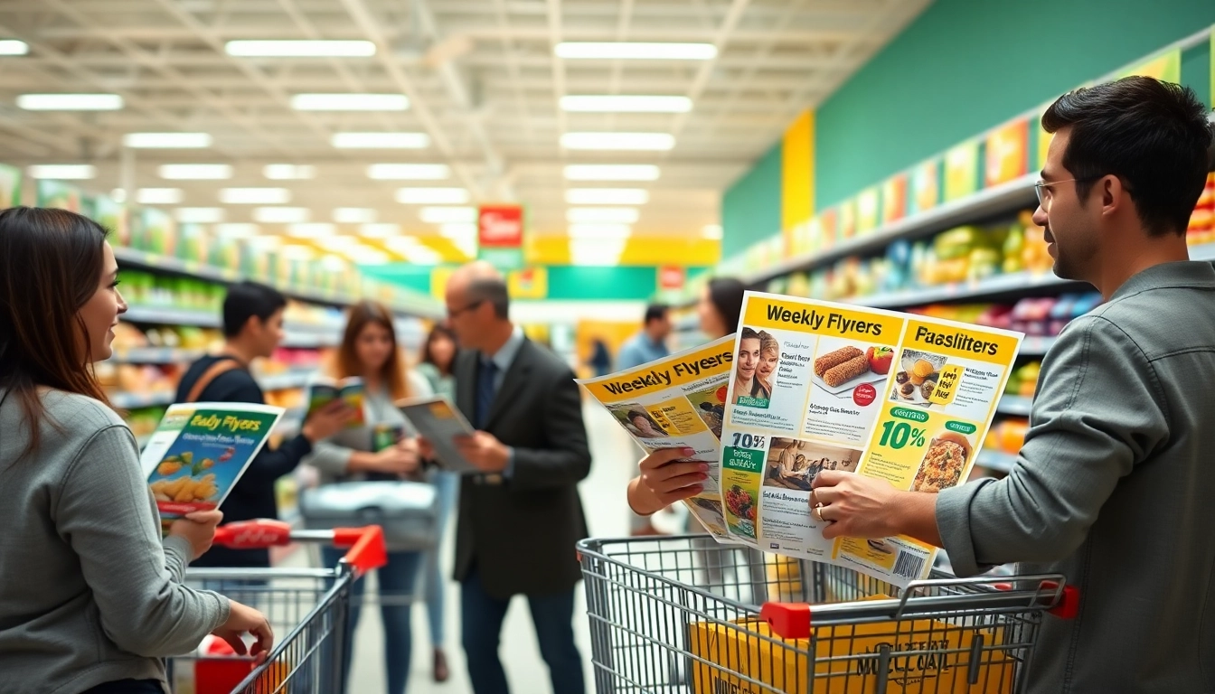 Browse Weekly Flyers for exclusive deals in a vibrant shopping environment.