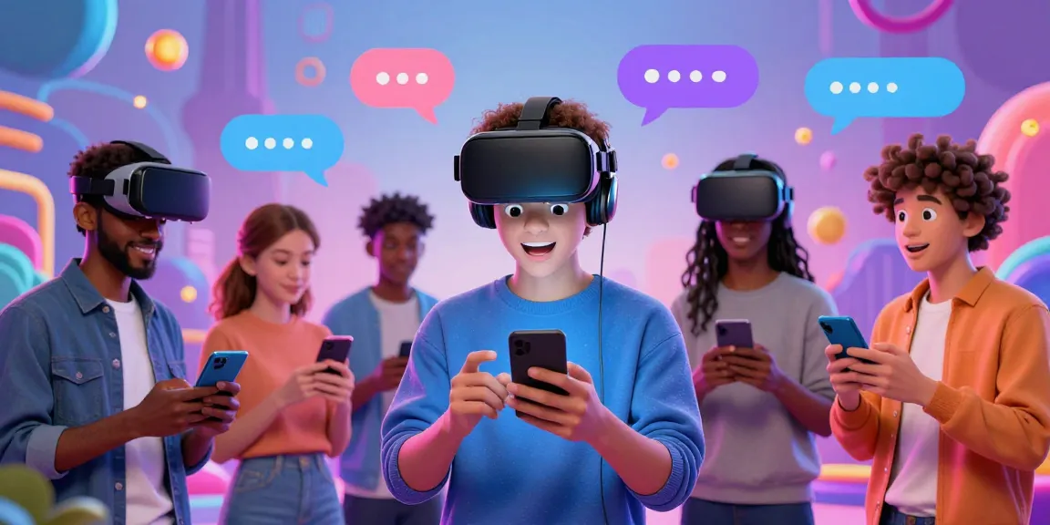 Crushon IA characters interacting in a vibrant digital chat environment
