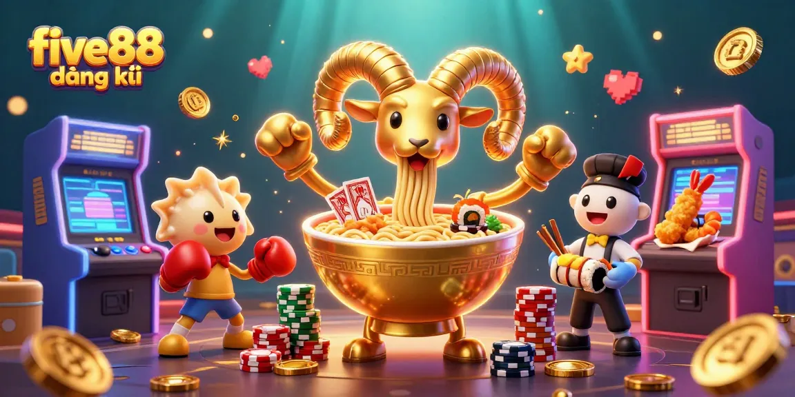Engage with five88 đăng ký and explore an exciting casino scene with vibrant characters and dynamic game elements.