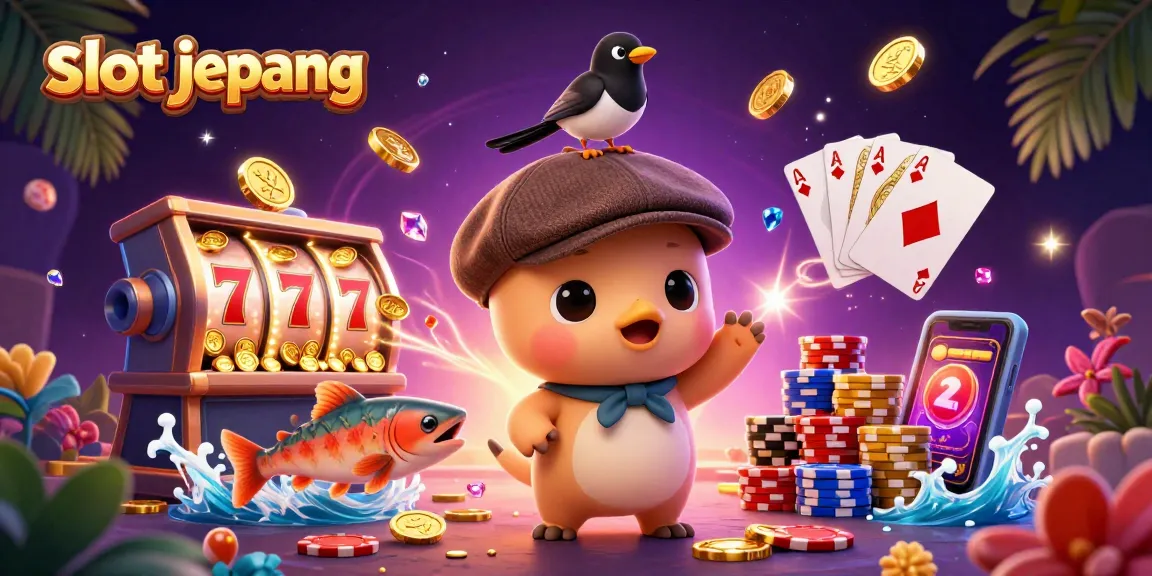 Experience thrills with slot jepang featuring a playful monster and dazzling casino elements.