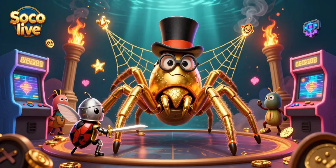 Experience thrilling gameplay at Soco live with unique characters and vibrant casino elements.