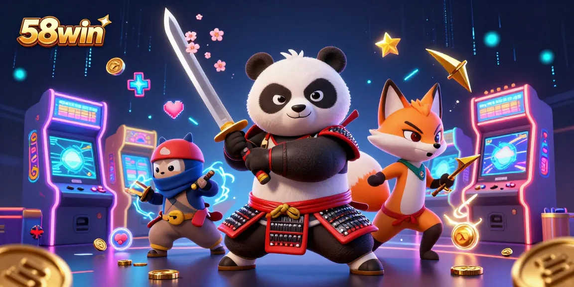 Experience thrilling gameplay at 58win with dynamic characters, casino-themed elements, and vibrant gaming visuals.